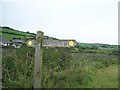 Signpost  at  Hallsands in TQ7 2EX