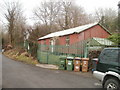 Corrugated metal building, Halls Road, Crosskeys in Crosskeys Community