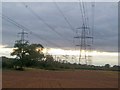 Parallel power lines in SA70 8PG