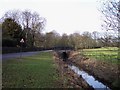 Road bridge over the River Alt in Croxteth Country Park in L12 0HA