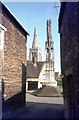 Eleanor Cross and Malting Lane, Geddington, c.1967 in Geddington