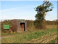 Bus shelter beside Old School Road, Guestwick in NR20 5QN