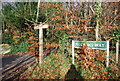 North Downs Way sign, Pilgrims' Way in ME17 1NP