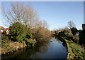 Longford River from Dean Road Footbridge in TW12 1AN