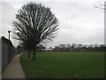 Footpath beside Warre Recreational Ground in CT11 0BT