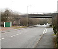 A4093 bridge, Tynybryn Road, Tonyrefail in CF39 8AF