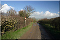 Greenwich Meridian Marker post in White Way in Iford