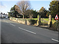 Bagillt Road entrance to St Peter's church, Holywell in CH8 7SD