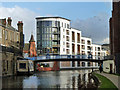 Bridge and buildings, Grand Union Canal in W9 3BL