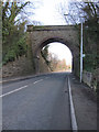 Former railway bridge over the A548 Bagillt Road in Holywell Community