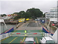 Leaving the ferry at Sandbanks in BH13 7RG