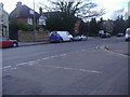 Junction of Hersham Road and Oakfields Road in KT12 2PZ