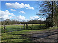 Gate to a field on Bridge Farm in SO30 2HB