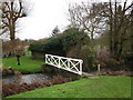 Footbridge at Dipley Mill in RG27 8JW