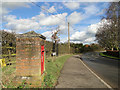 Victorian postbox at Foulsham in NR20 5RD