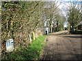 Private road to Crome's Farm, Wood Norton in NR20 5BG