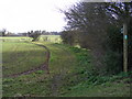 Footpath to Benhall Street & St.Mary's Church in IP17 1JG