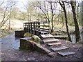 Footbridge over Broadhead Brook in BL7 0LR