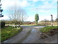 Looking from Ridge Lane onto the A3051 in Curbridge (Winchester)