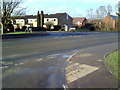 View across Moreton Road from Woodlands Crescent to Bradfield Avenue in MK18 1FE