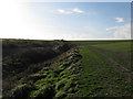 Footpath following Cross Dyke in BN15 0LW