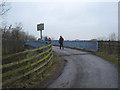 Bridge carrying Weardale Way footpath over the A1(M) in DH3 4PD