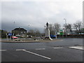 Roundabout at Newmains Cross in ML2 9DU