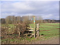 Footpath to Wood Farm in Sibton