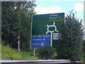 Road sign on A243, Leatherhead in KT21 2QH