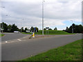 Roundabout on Ely Road, Sutton, Cambs in CB6 2LG