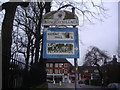 Pre-Worboys direction sign, Court Lane Dulwich Village in SE22 9DA