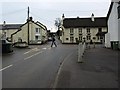 Tedburn St Mary: junction of road to Crediton and old A30 in EX6 6EB
