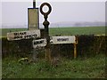 Old signpost at South Ambersham in GU29 0BY