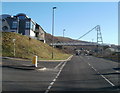 Winding wheel footbridge, New Tredegar in NP24 6NT