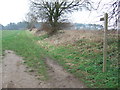 Public footpath near East Rudham, Norfolk in PE31 8RH