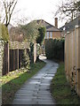Footpath north of Brooklyn Road, BR2 in BR1 2HN