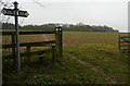 Footpath towards Bagnor Wood in RG20 8AN