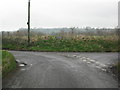 Road junction in White Lackington in TA19 9EQ