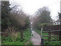 Footpath to A28 Canterbury Road in CT8 8HQ
