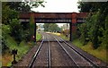 Perry Wood Walk Bridge over the lines in WR5 1PJ