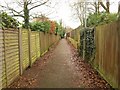 Footpath to Neville Close in RG21 3PA