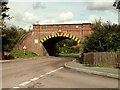 Railway Bridge at Bures, Essex in CO8 5AN