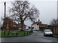 Stanwell village green, looking east in TW19 7JX
