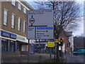 Road sign on Shaftesbury Avenue, Harrow in HA2 0PL