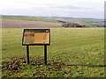 Information board, Coombe Bissett Down in SP5 4NS