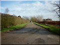 The road to Pepperdale Farm in LN7 6LF
