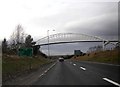 Footbridge over the A96, Forres in IV36 1BL