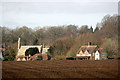 Fernham Village from Barrowbush Hill in SN7 7PB