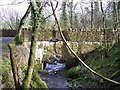 Stone bridge on River Hodder trackway in BB7 9PZ