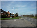 Walking north along Station Road Hibaldstow in DN20 9DT